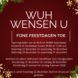 Openingstijden van de WUh en ANWB Automaatje