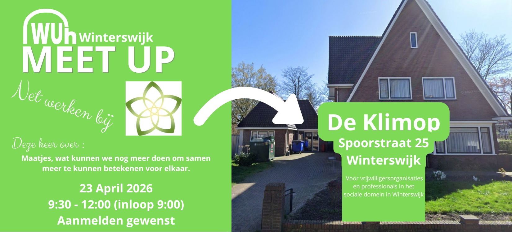 Uitnodiging netwerkmoment WUh Winterswijk – 23 april
